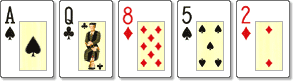 'High Card' Poker hand
