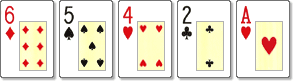 'Six High' Poker hand